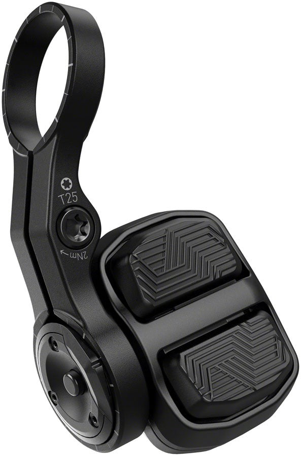 Image of SRAM AXS POD Electronic Controller - Left or Right Mount Discrete Clamp 2-Button Black