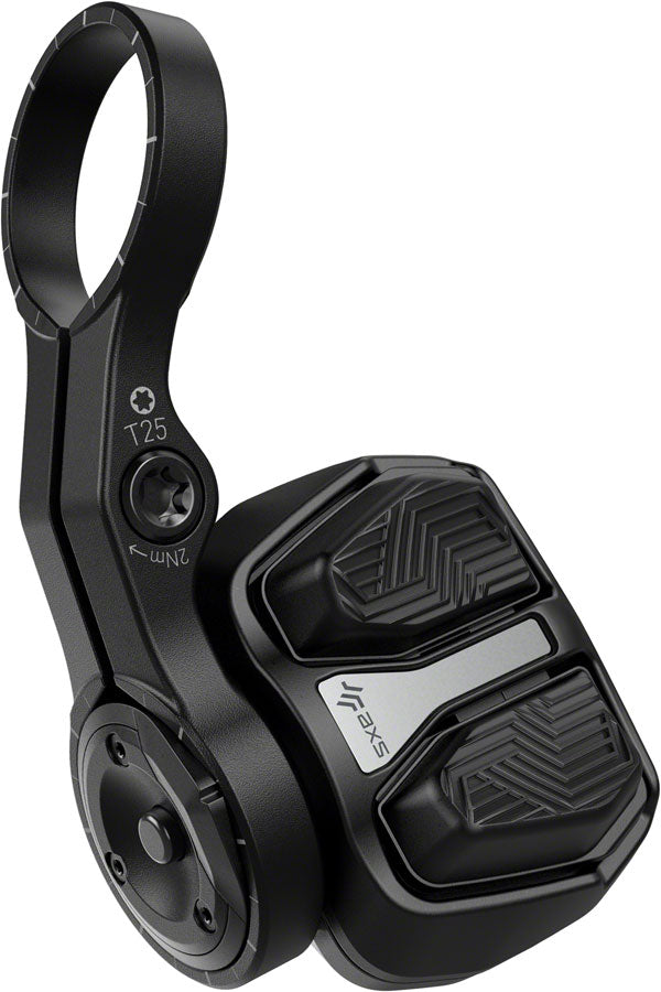 Image of SRAM AXS POD Ultimate Electronic Controller - Left or Right Mount Discrete Clamp 2-Button Black C1