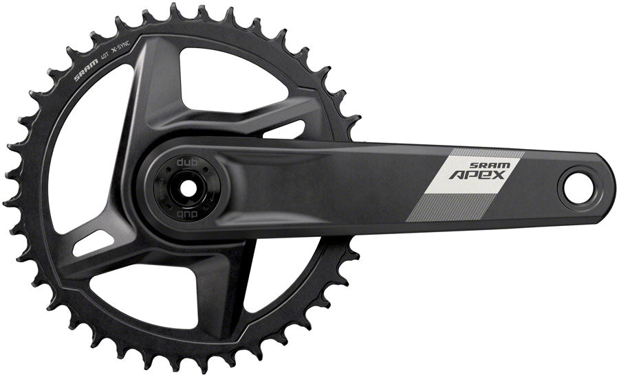 Image of SRAM Apex 1 Wide Crankset - 170mm 12-Speed 40t Direct Mount DUB Spindle Interface Black D1