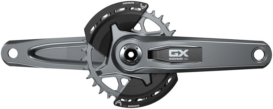 Image of SRAM GX Eagle T-Type Wide Crankset - 170mm 12-Speed 32t Chainring Direct Mount 2-Guards DUB Spindle Interface Dark Polar