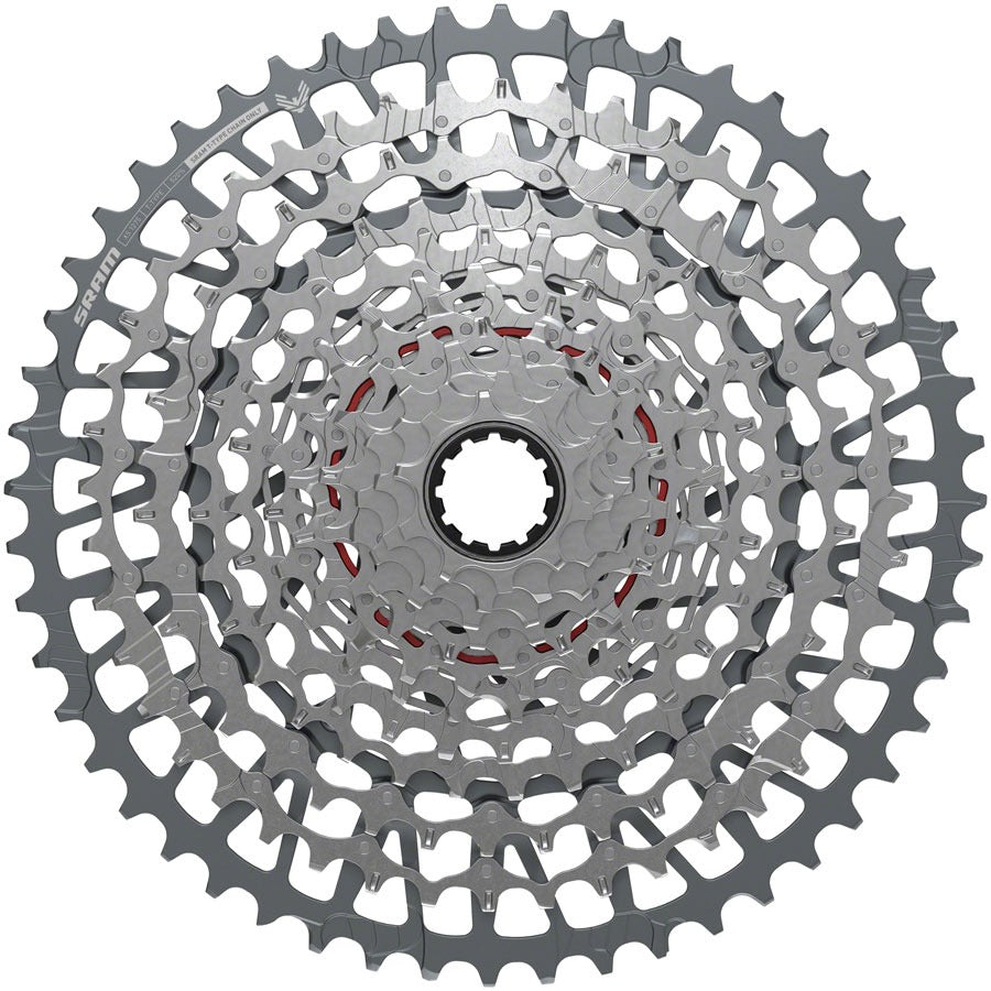 Image of SRAM GX Eagle T-Type XS-1275 Cassette - 12-Speed 10-52t For XD Driver Silver