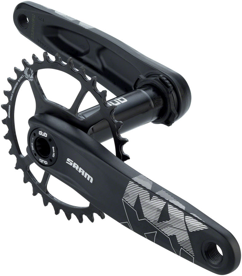 Image of SRAM NX Eagle Fat Bike Crankset - 170mm 12-Speed 30t Direct Mount DUB Spindle Interface Black