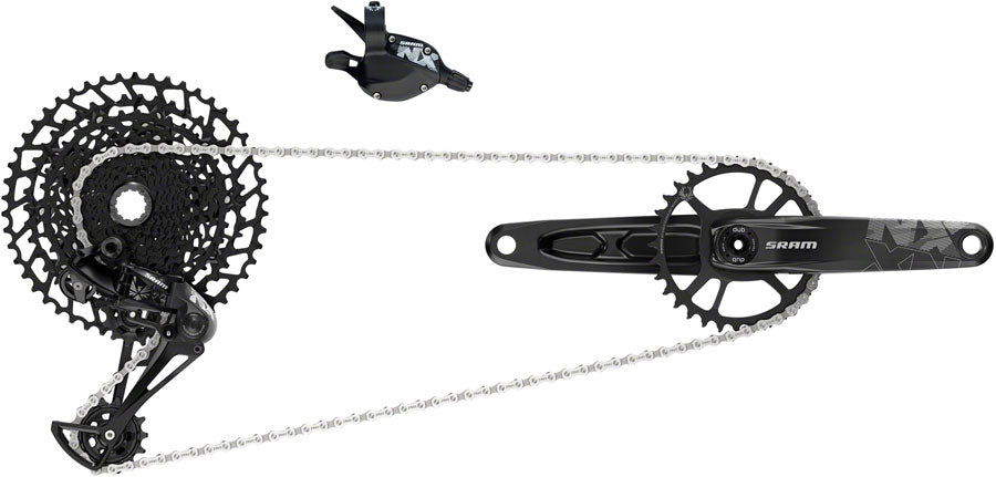 Image of SRAM NX Eagle Groupset: 32 Tooth Rear Derailleur 11-50 12-Speed Cassette Trigger Shifter