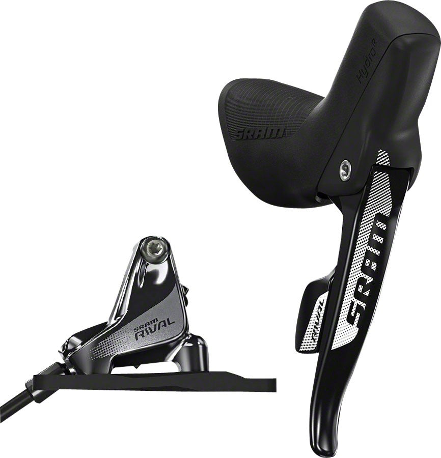 Image of SRAM Rival 22 Flat Mount Hydraulic Disc Brake with Front Shifter and 950mm Hose Rotor Sold Separately