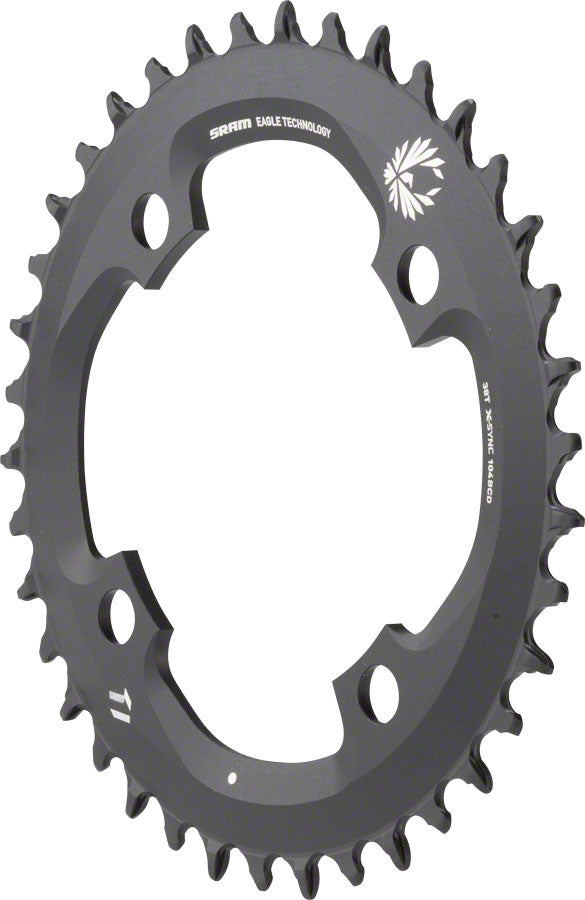 Image of SRAM X-Sync 2 Eagle Chainring - 38 Tooth 104mm BCD 12-Speed Black