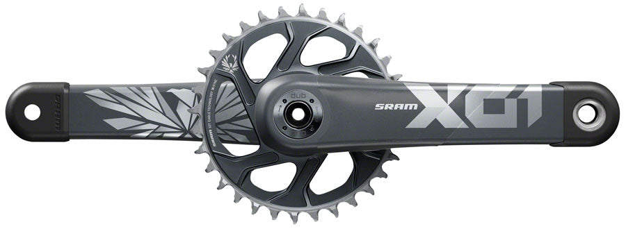 Image of SRAM X01 Eagle Boost Crankset - 175mm 12-Speed 32t Direct Mount DUB Spindle Interface Lunar/Polar 55mm Chainline
