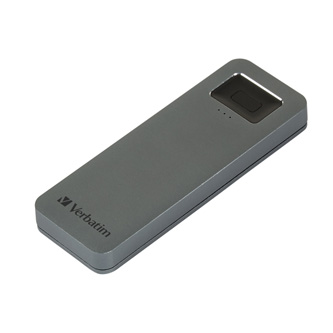 Image of SSD Verbatim 25" USB 30 (32 Gen 1) 1000GB GB 1TB Executive Fingerprint Secure 53657 šifrovaný(256-bit AES) s čtečkou oti PL ID 411684