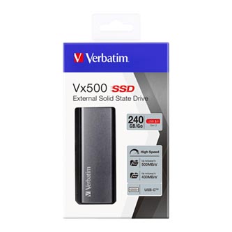 Image of SSD Verbatim 25" USB 30 (32 Gen 1) 240GB GB Vx500 47442 CZ ID 411688