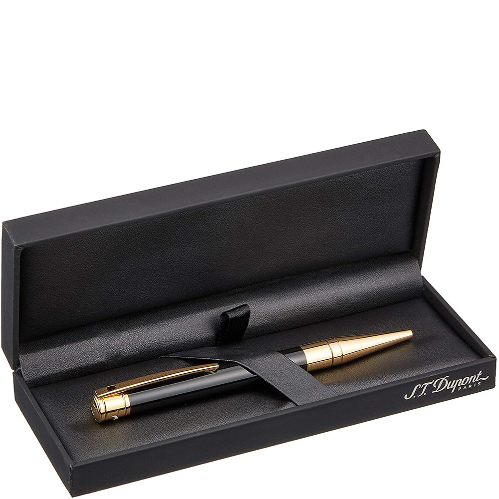 Image of ST Dupont D-initial Ball Pen Black & Gold One Size