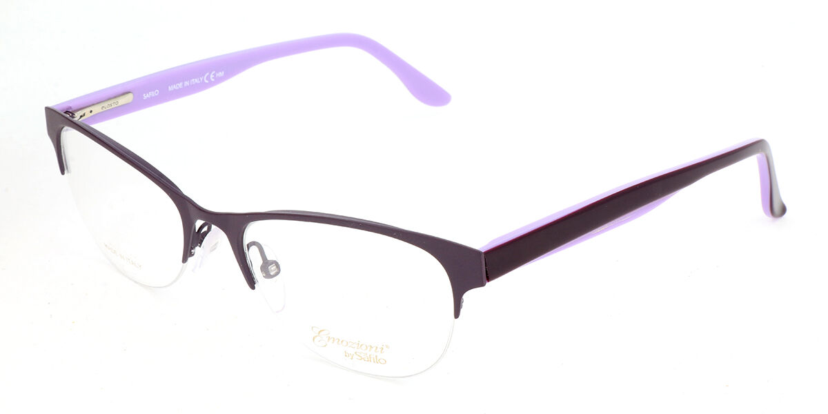 Image of Safilo EM 4370 ARR Óculos de Grau Purple Feminino PRT