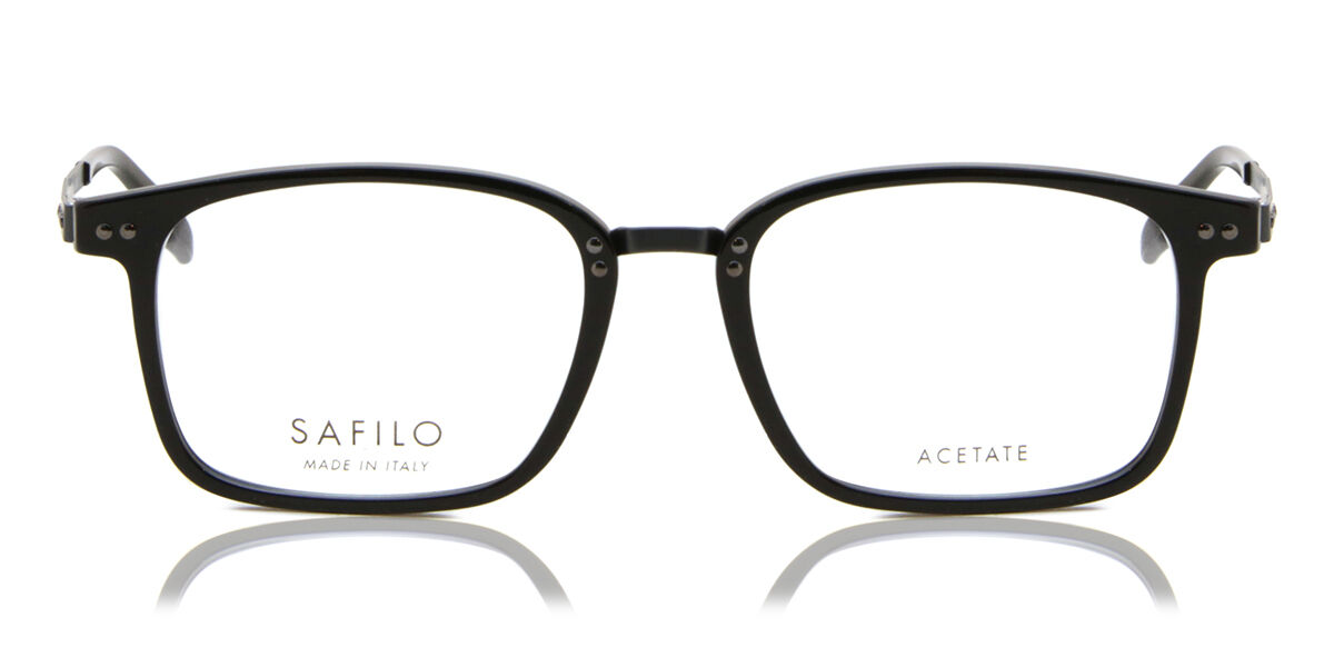 Image of Safilo RANELLA 02 807 Óculos de Grau Pretos Masculino PRT