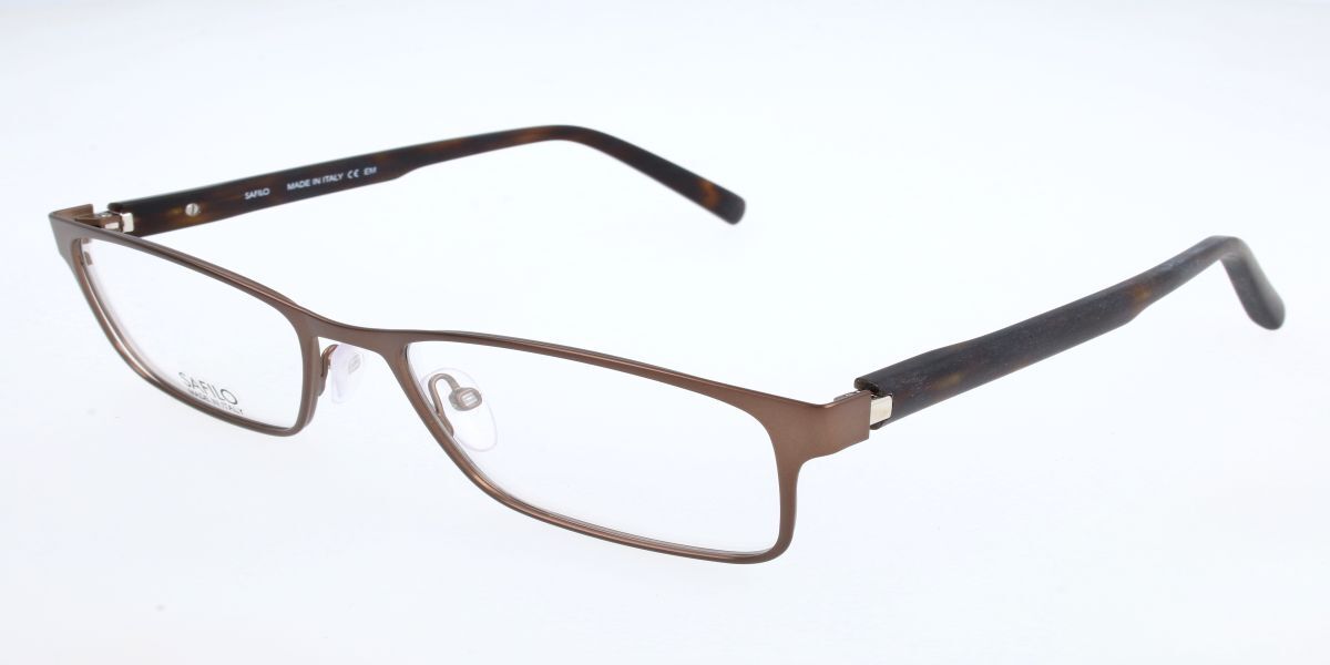 Image of Safilo SA 1082 E5N Óculos de Grau Marrons Masculino PRT