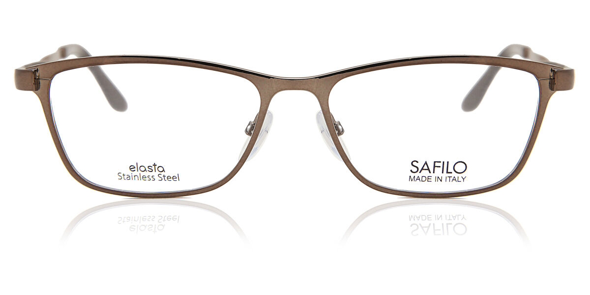 Image of Safilo SA 6025 V9N 52 Brazowe Damskie Okulary Korekcyjne PL