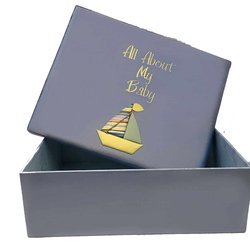 Image of Sailboat Personalized Baby Keepsake Box - Large