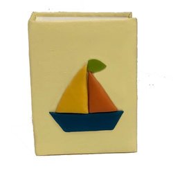 Image of Sailboats Personalized Baby Photo Album - Small