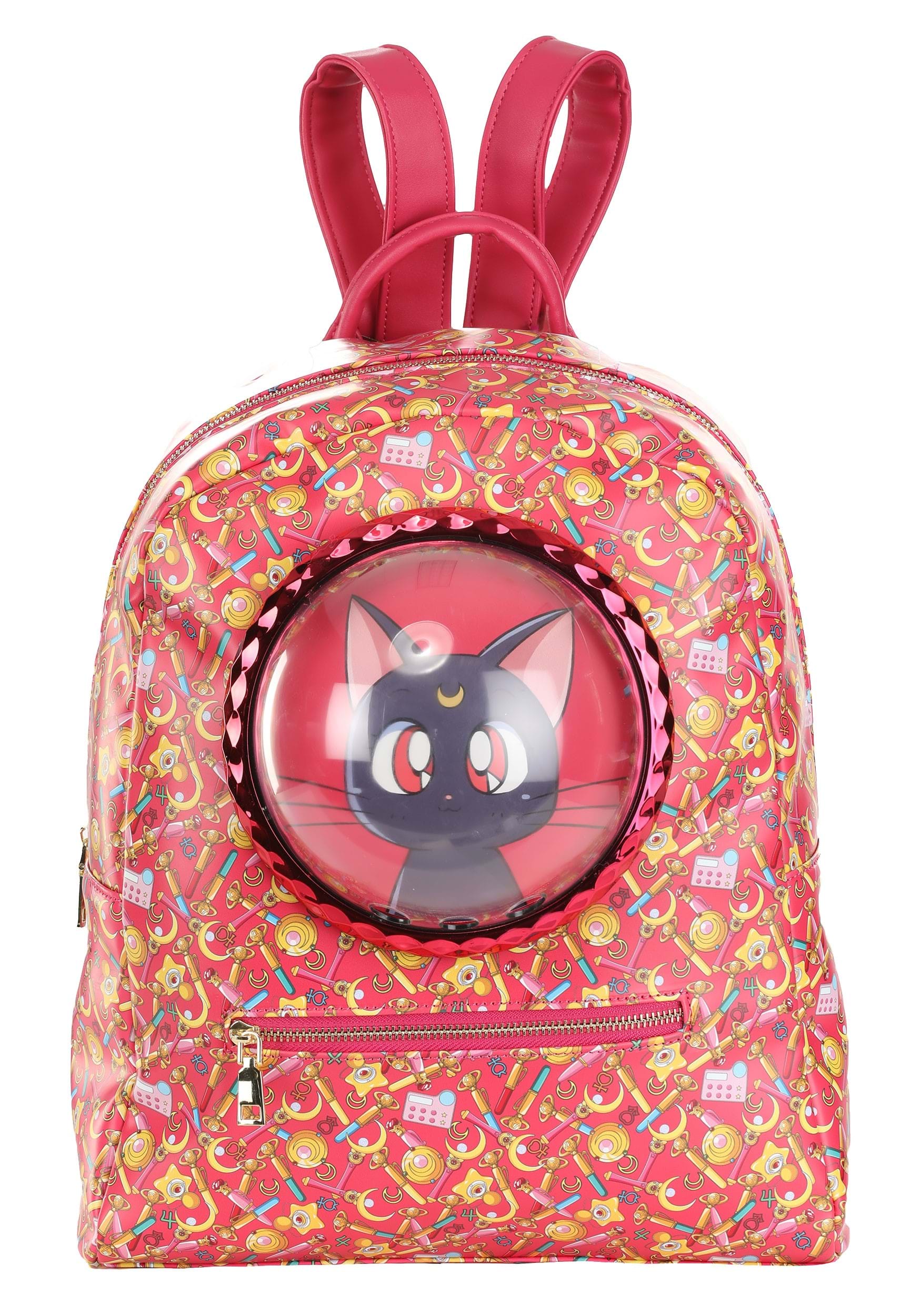 Image of Sailor Moon Luna Window Carrier Mini Backpack | Anime Backpacks ID FUN453363-ST