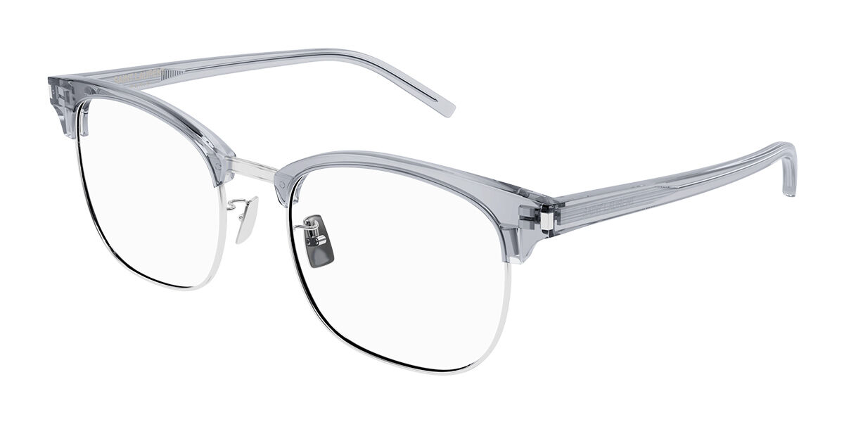 Image of Saint Laurent SL 104/F Asian Fit 003 Óculos de Grau Transparentes Masculino PRT