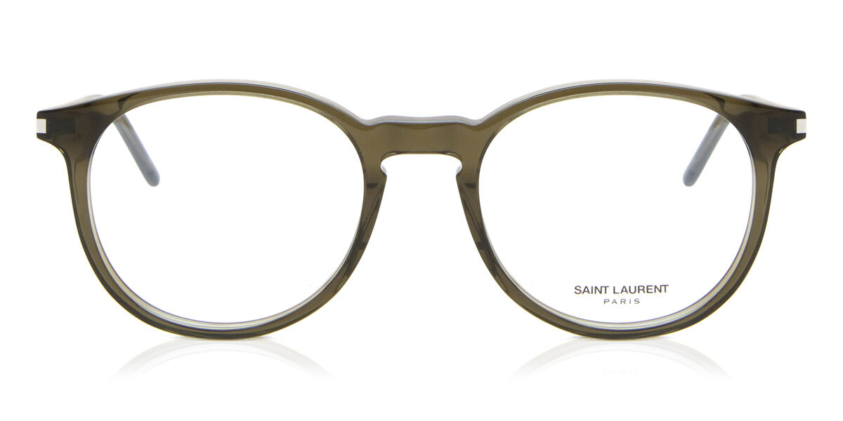 Image of Saint Laurent SL 106 012 Óculos de Grau Verdes Masculino BRLPT
