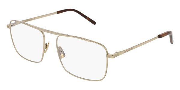 Image of Saint Laurent SL 152 002 Óculos de Grau Dourados Masculino BRLPT