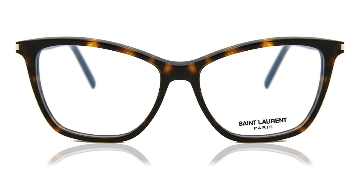 Image of Saint Laurent SL 259 002 53 Tortoiseshell Damskie Okulary Korekcyjne PL