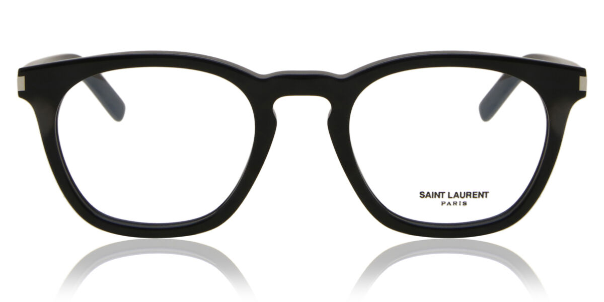 Image of Saint Laurent SL 28 OPT 001 Óculos de Grau Pretos Masculino PRT