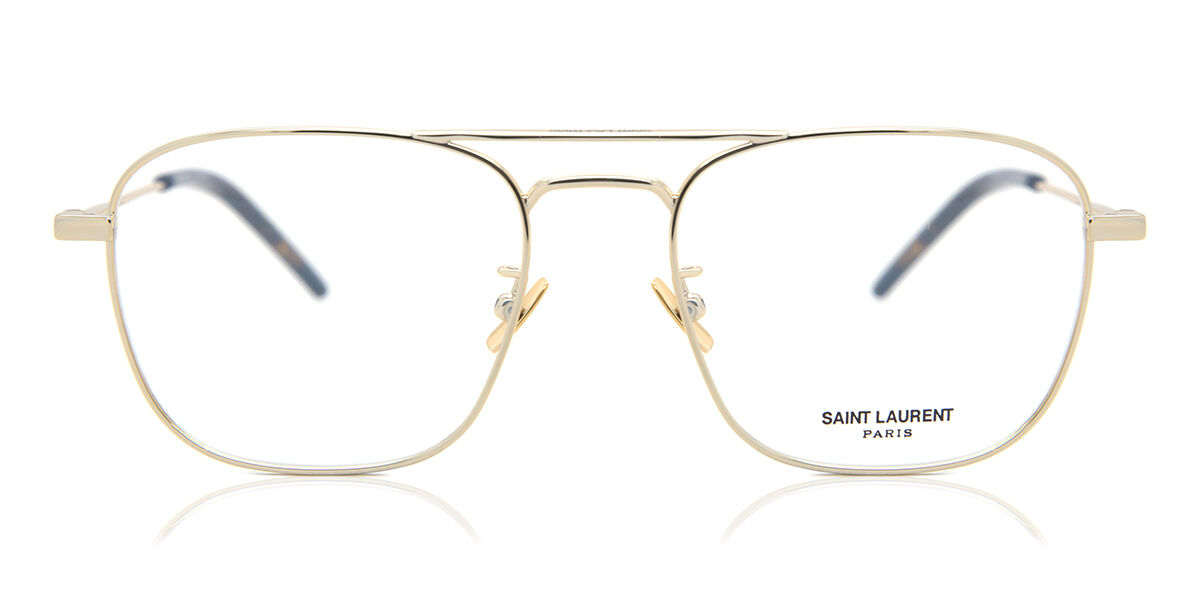 Image of Saint Laurent SL 309 OPT 003 Óculos de Grau Dourados Masculino BRLPT
