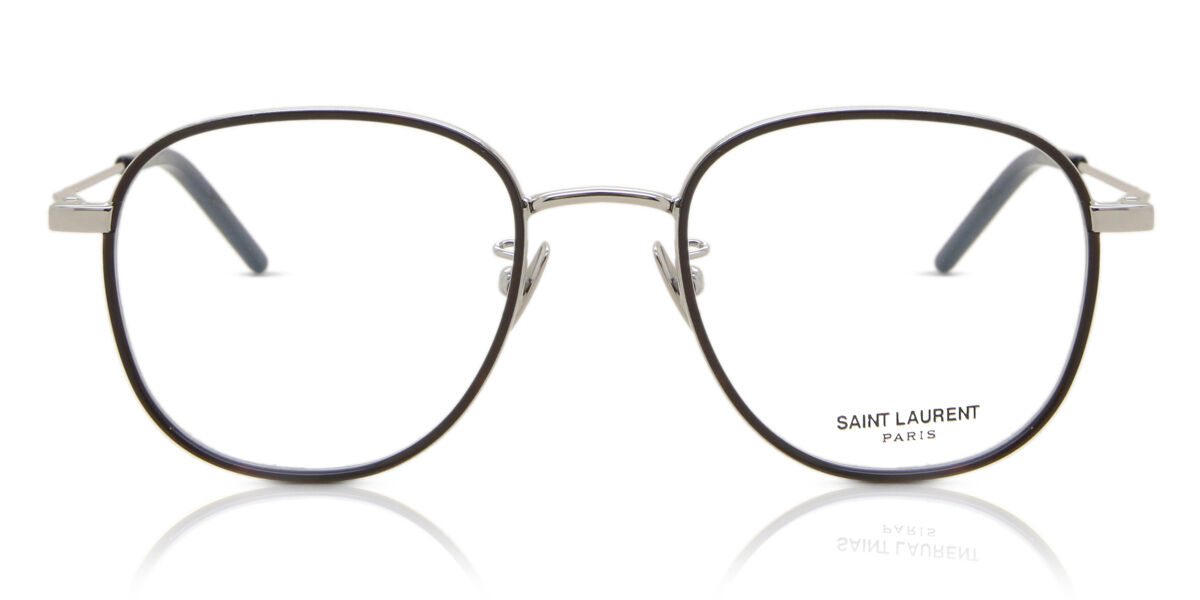 Image of Saint Laurent SL 362 002 48 Czarne Męskie Okulary Korekcyjne PL