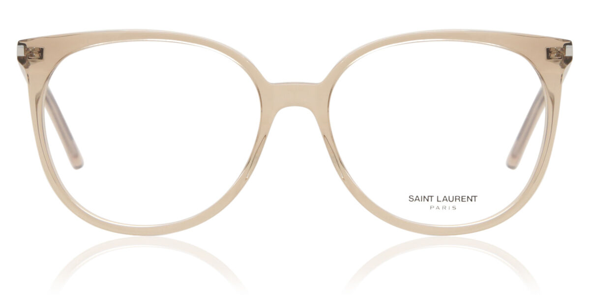 Image of Saint Laurent SL 39 007 54 Brązowe Męskie Okulary Korekcyjne PL