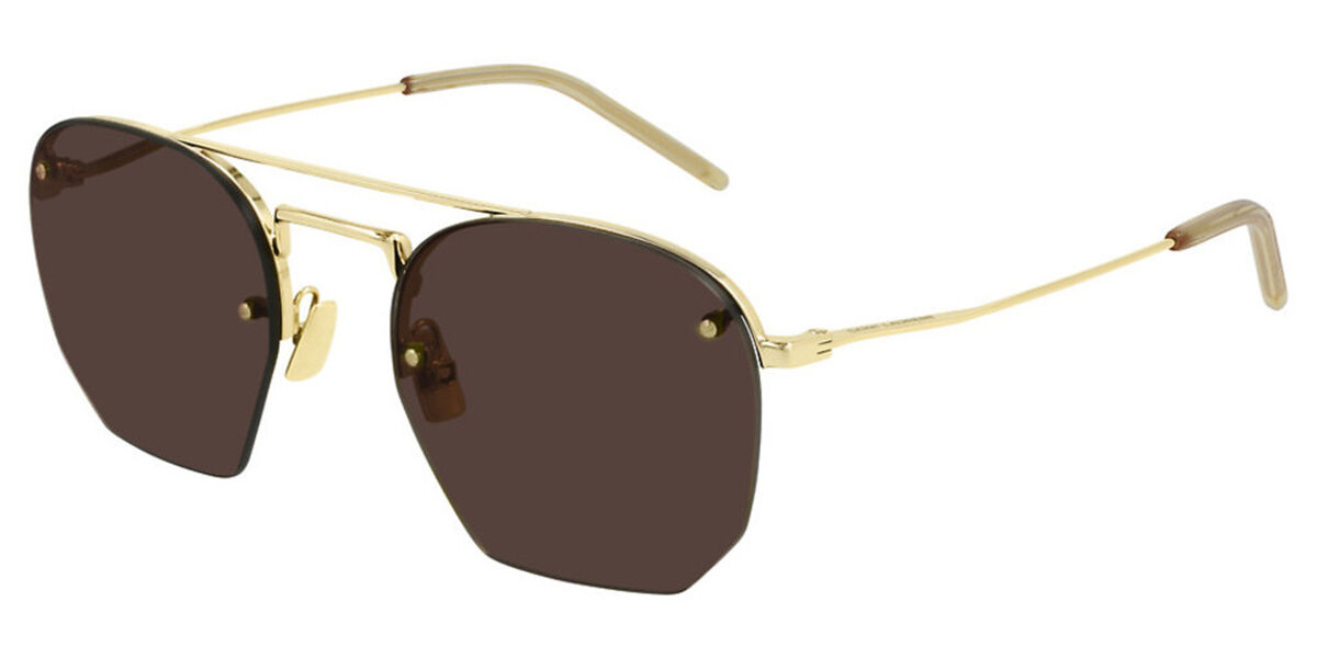 Image of Saint Laurent SL 422 001 Óculos de Sol Masculino Dourados BRLPT