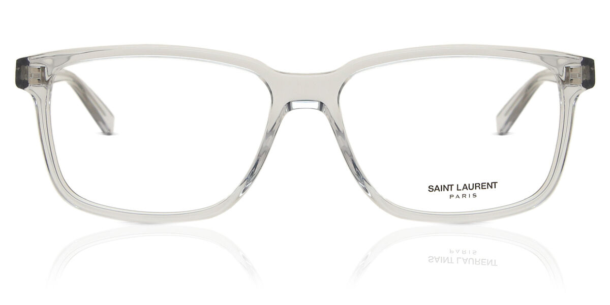Image of Saint Laurent SL 458 007 56 Lunettes De Vue Homme Transparentes (Seulement Monture) FR
