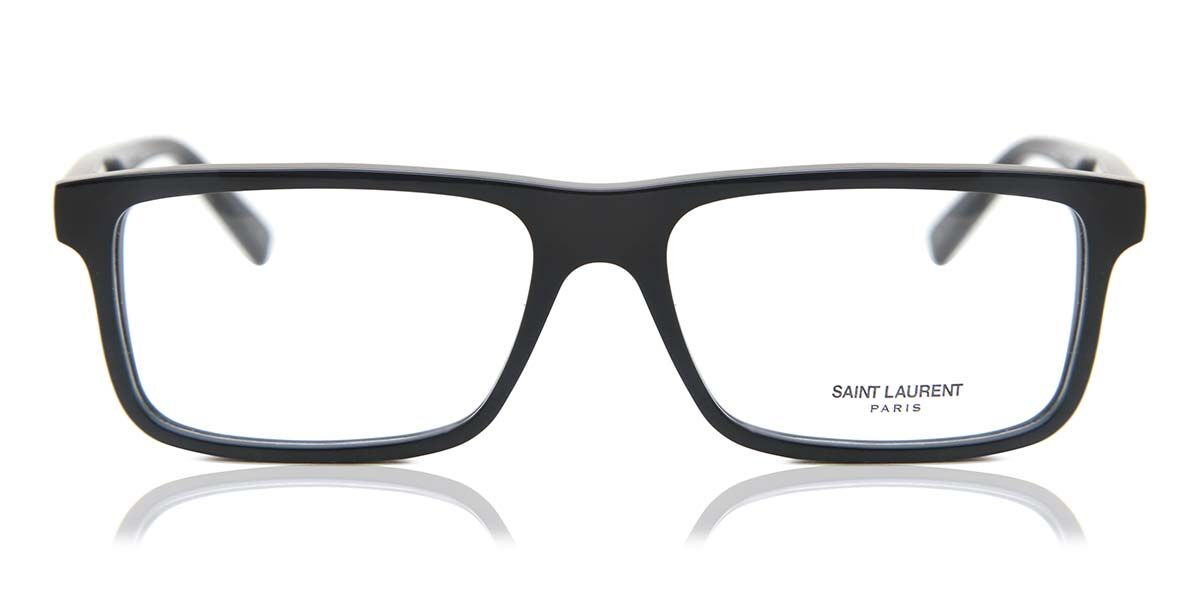 Image of Saint Laurent SL 483 001 55 Czarne Męskie Okulary Korekcyjne PL