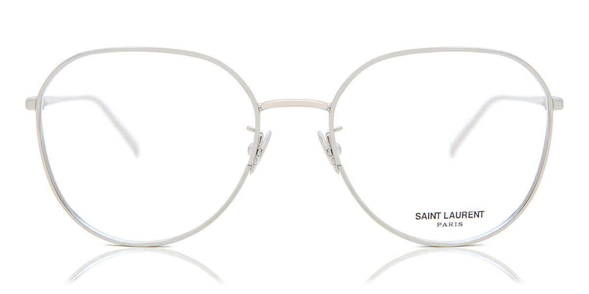 Image of Saint Laurent SL 484 002 Óculos de Grau Prata Feminino BRLPT