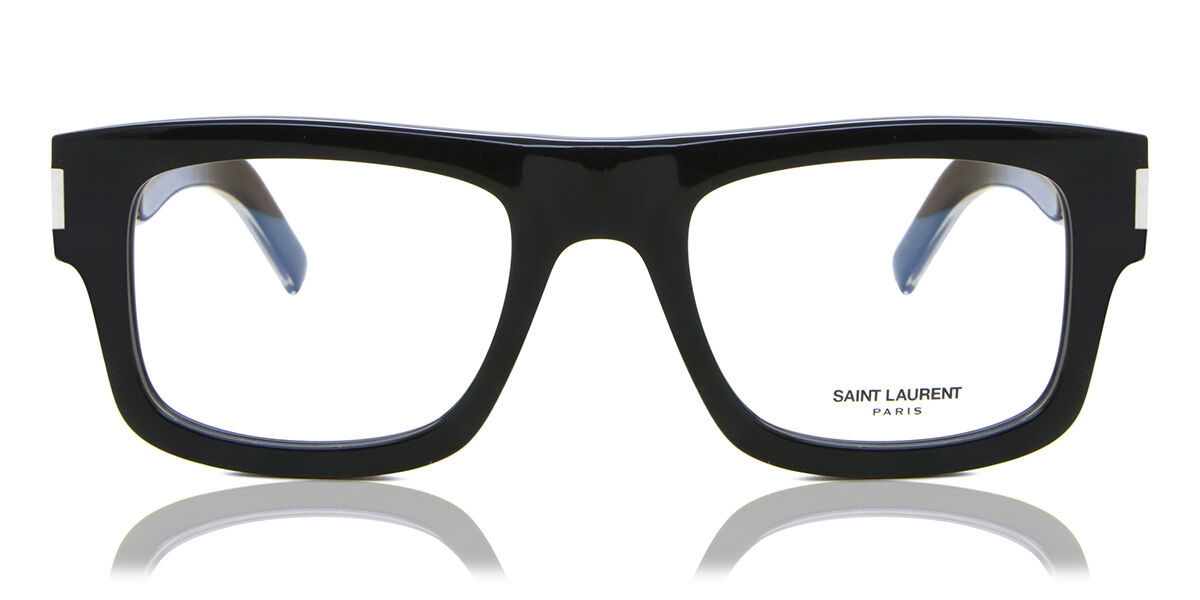Image of Saint Laurent SL 574 001 52 Czarne Męskie Okulary Korekcyjne PL