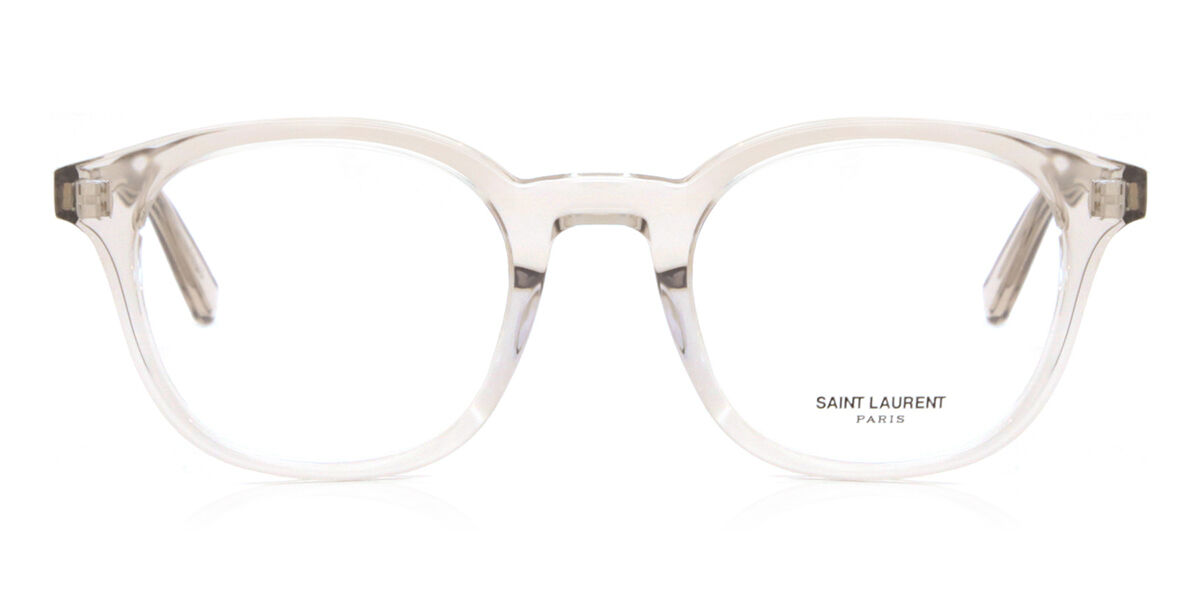 Image of Saint Laurent SL 588 003 50 Brązowe Męskie Okulary Korekcyjne PL