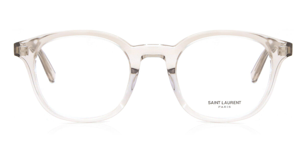 Image of Saint Laurent SL 588 003 50 Lunettes De Vue Homme Marrons (Seulement Monture) FR