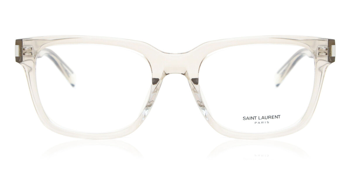 Image of Saint Laurent SL 621 Ajuste Asiático 003 Gafas Recetadas para Hombre Marrones ESP