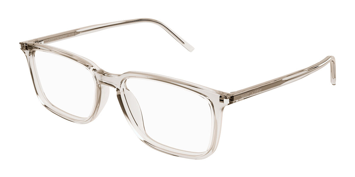 Image of Saint Laurent SL 645/F Formato Asiático 004 Óculos de Grau Marrons Masculino BRLPT