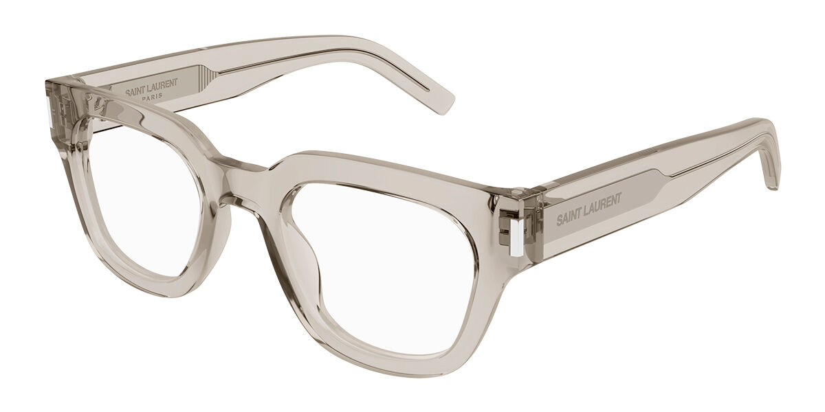 Image of Saint Laurent SL 661 003 Óculos de Grau Marrons Masculino BRLPT