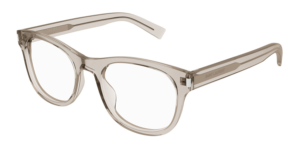 Image of Saint Laurent SL 663 003 53 Brazowe Meskie Okulary Korekcyjne PL