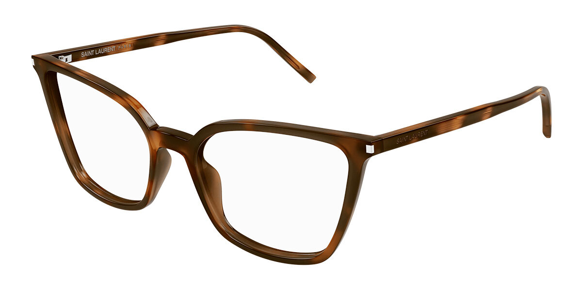 Image of Saint Laurent SL 669 003 54 Tortoiseshell Damskie Okulary Korekcyjne PL