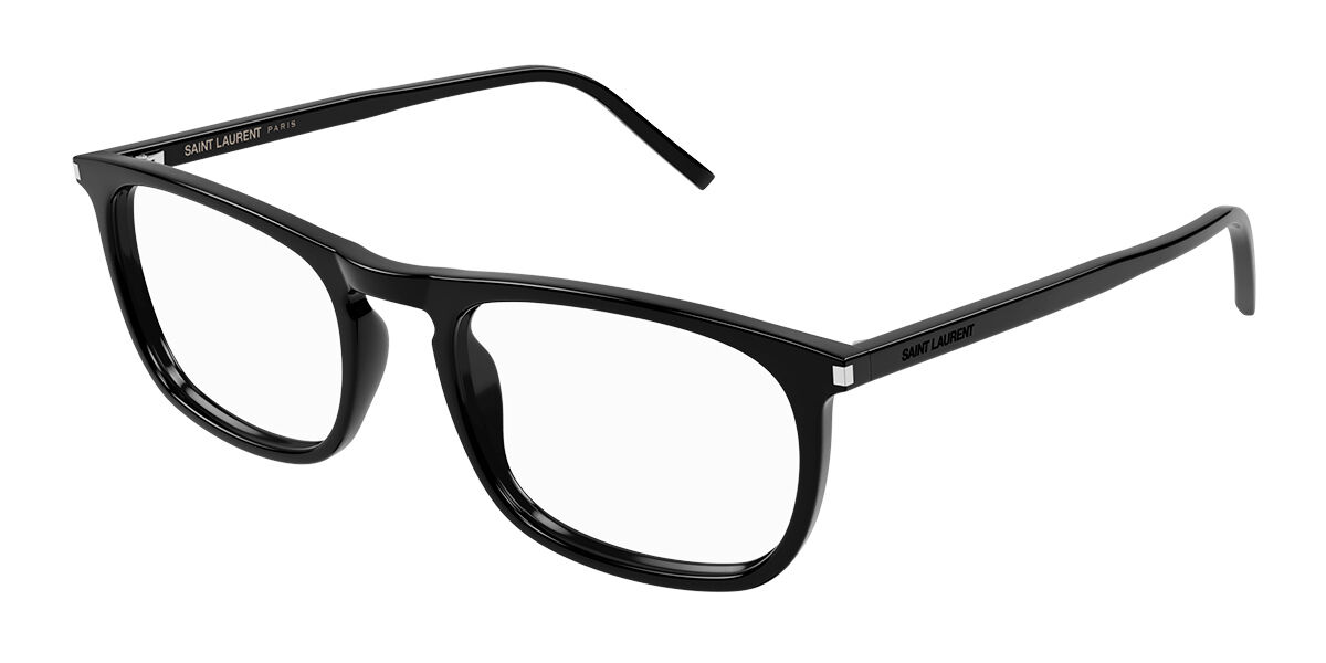 Image of Saint Laurent SL 670 001 Óculos de Grau Pretos Masculino BRLPT