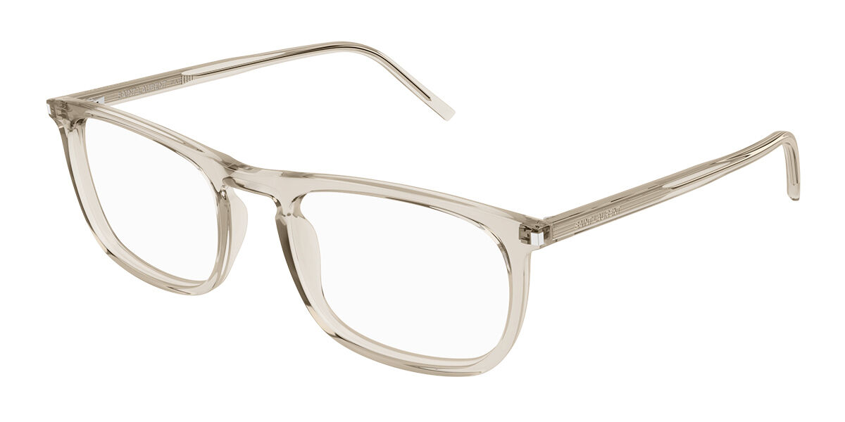 Image of Saint Laurent SL 670 003 Óculos de Grau Marrons Masculino PRT