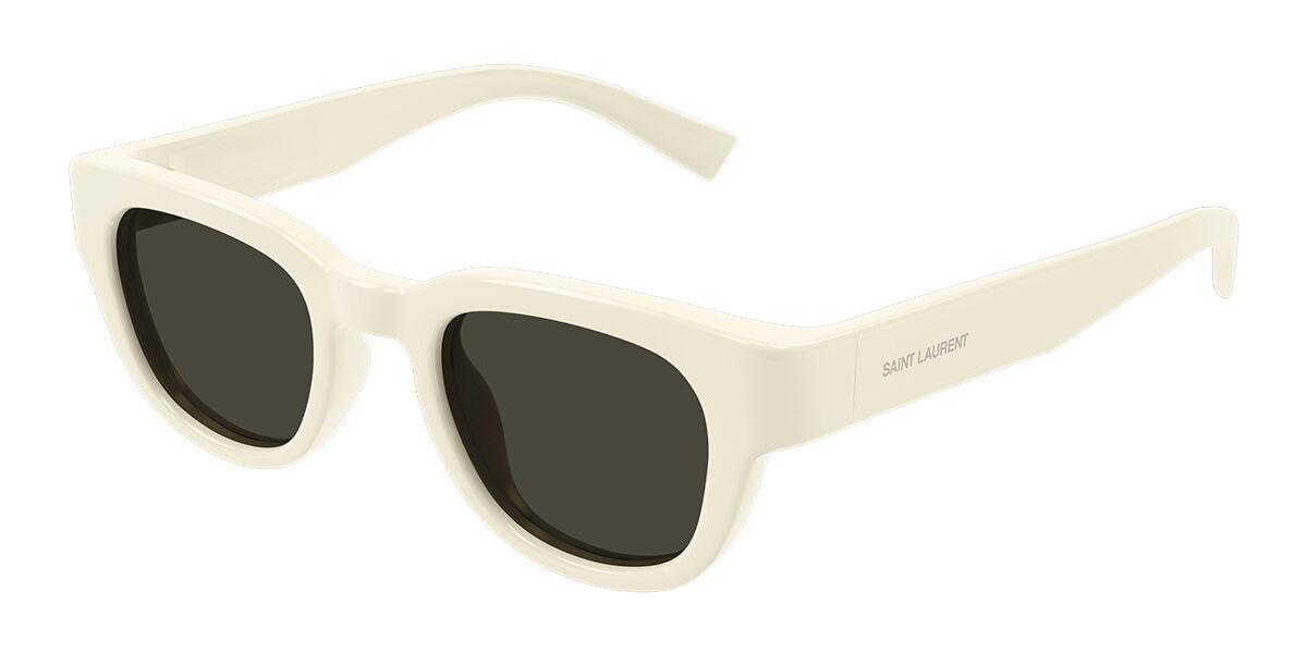 Image of Saint Laurent SL 675 005 Óculos de Sol Brancos Masculino BRLPT