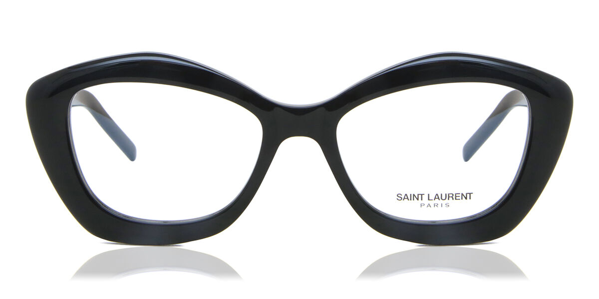 Image of Saint Laurent SL 68 OPT 001 54 Lunettes De Vue Femme Noires (Seulement Monture) FR