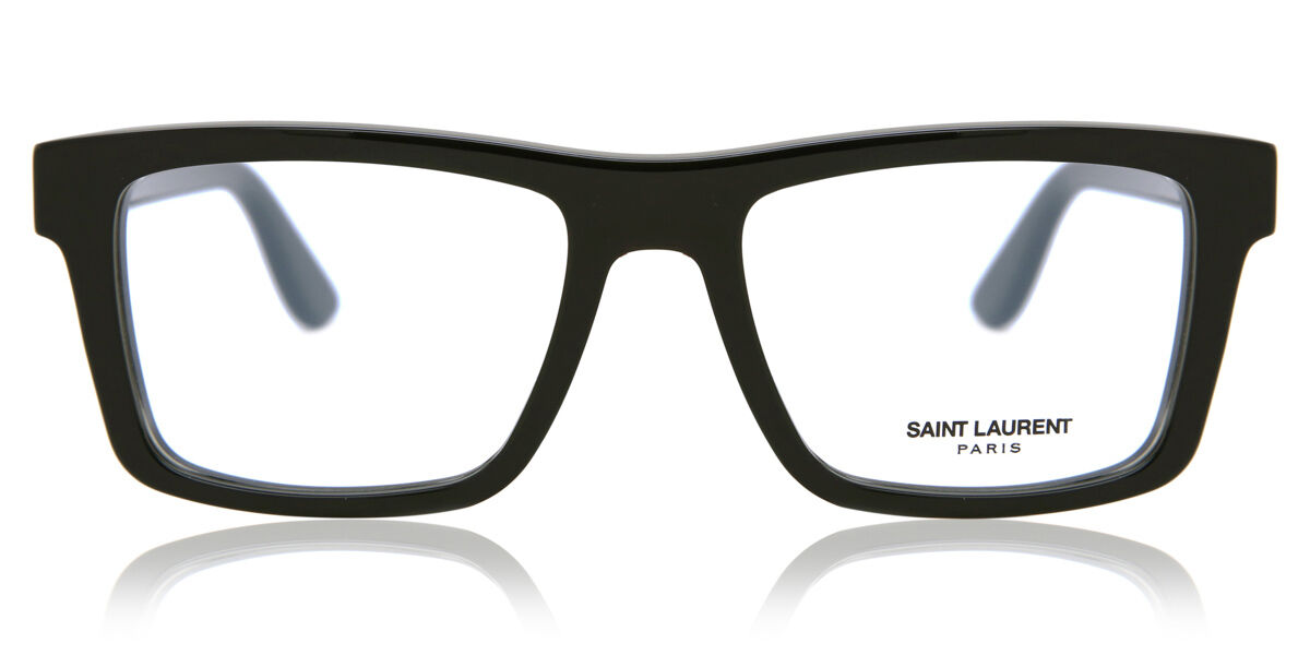Image of Saint Laurent SL M10 005 54 Czarne Męskie Okulary Korekcyjne PL