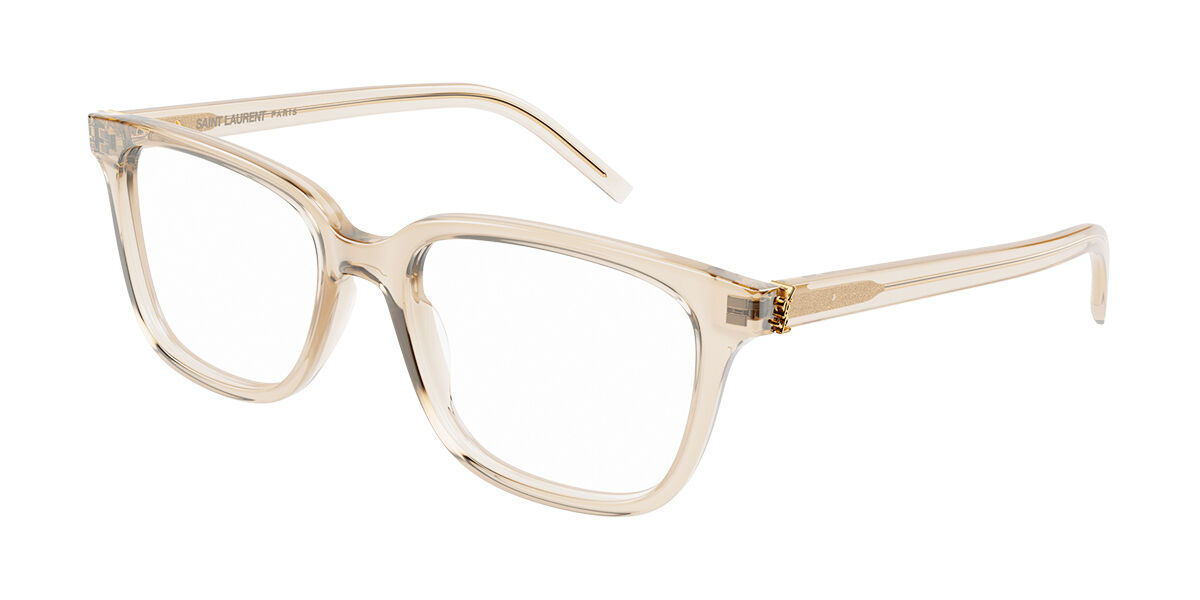 Image of Saint Laurent SL M110 007 53 Brązowe Damskie Okulary Korekcyjne PL