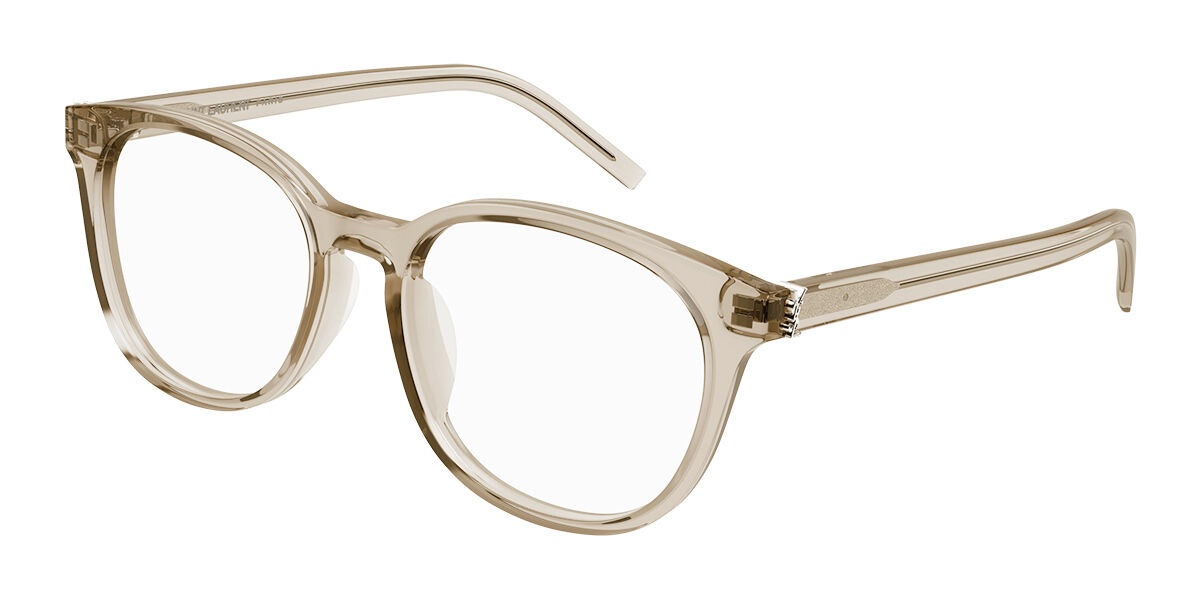Image of Saint Laurent SL M111/F Asian Fit 004 Óculos de Grau Marrons Feminino PRT