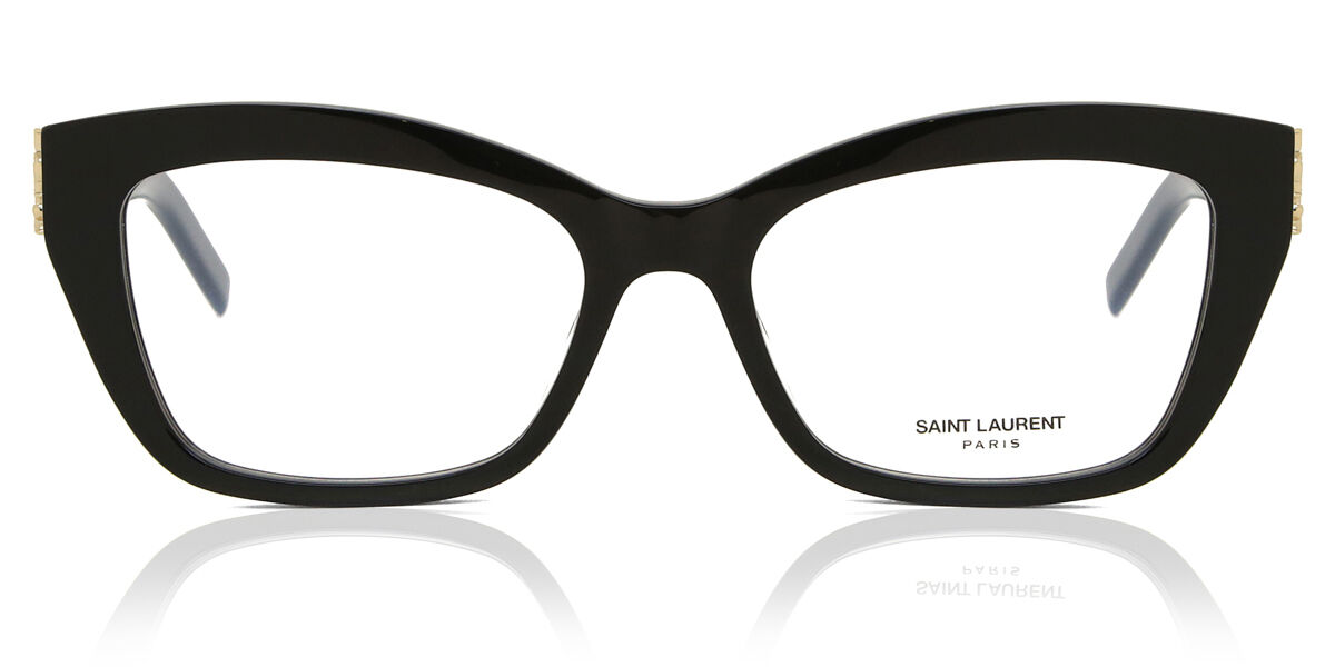 Image of Saint Laurent SL M117 001 53 Czarne Damskie Okulary Korekcyjne PL