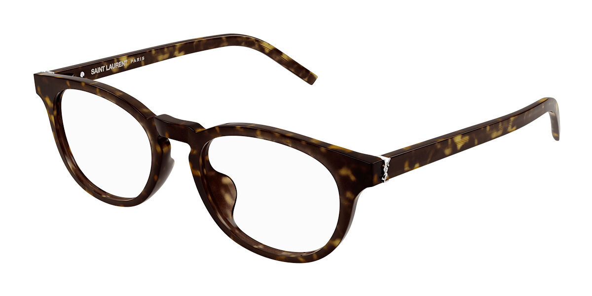 Image of Saint Laurent SL M123/F Asian Fit 002 Óculos de Grau Tortoiseshell Feminino PRT