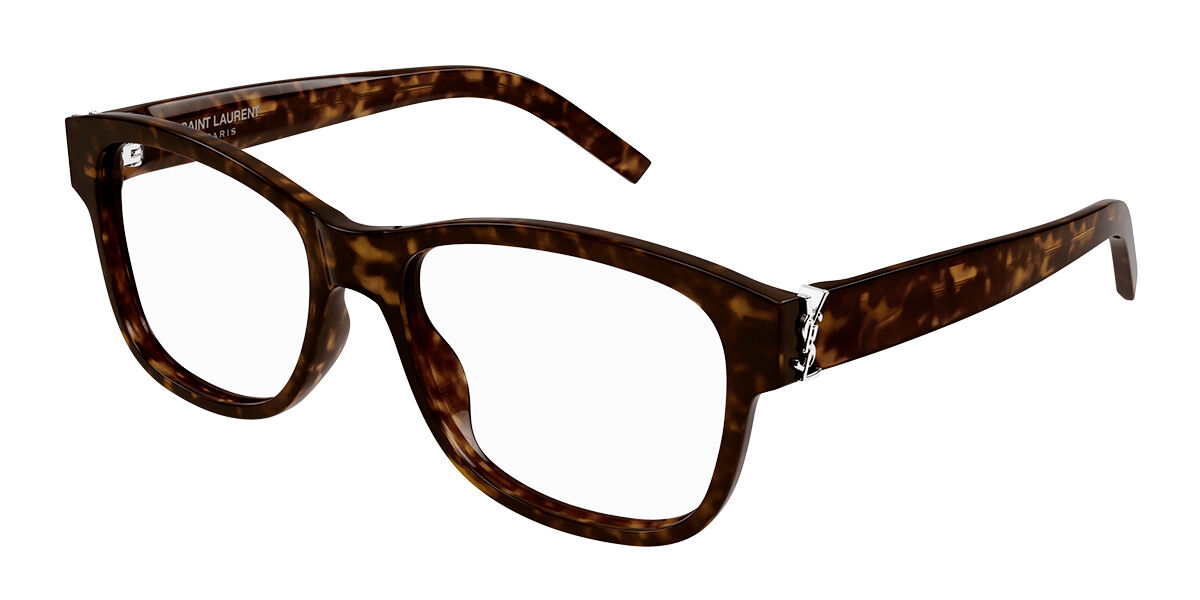 Image of Saint Laurent SL M132 005 55 Tortoiseshell Damskie Okulary Korekcyjne PL